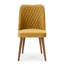 Chaise parsons rembourrée en velours Ackley-1125912041