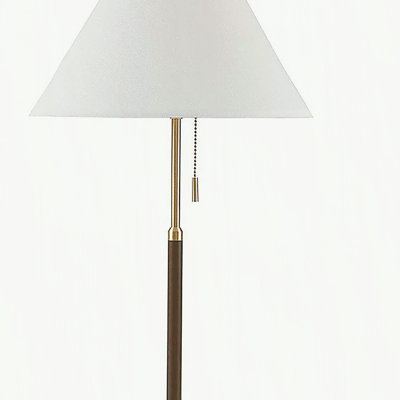 Two Tone Pull-chain Table Lamp