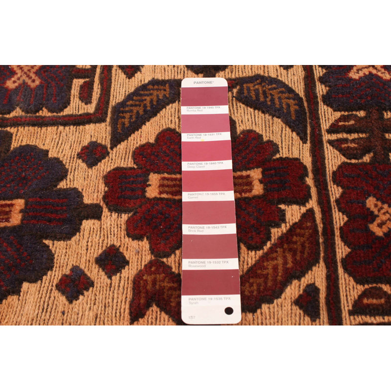 Tapis rouge tadjik 6 po 2 po x 9 po 7 po