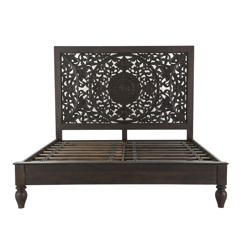 Taj Bed, King, Vintage Brown