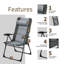 Chaise de plage pliante