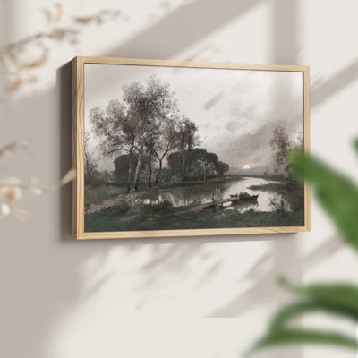 Paysages rétro-CCDCLXXVVI - impression encadrée - réaménageable