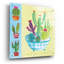 «Cacti Garden 3 No Birds And Butterflies» par Farida Zaman, art mural en verre acrylique, 24 po x 24 po-1448532814