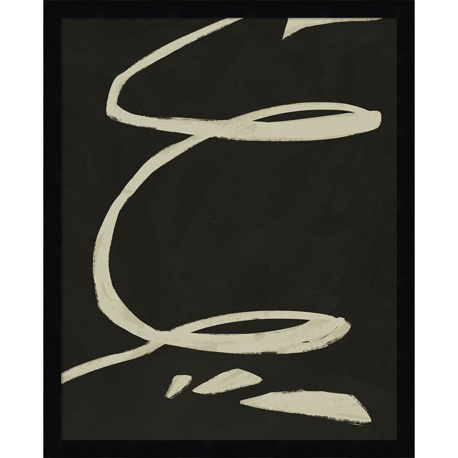 Neutral Spring III Print by Jacob Green, Black, 21" H x 17" W x 1" D