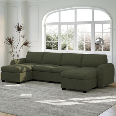 Canapé modulaire rembourré 6 pièces Jamyson