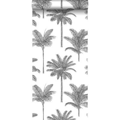 Rouleau de papier peint L 33 pi x l 20,5 po avec palmiers jinita