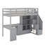Lit mezzanine simple avec bureau et tiroirs-1006446837