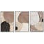 "Block Abstract Mid Century Modern Shapes Art Art Decor Chic For Living Room Room" 3 pièces-100781075-100781078