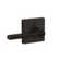 Latitude Lever with Collins Trim Bed and Bath Lock