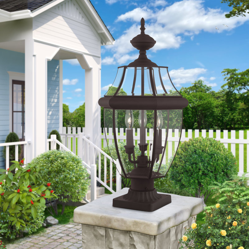 Arelene Lantern Head, 23.5" H x 12.5" W x 12.5" D, Bronze