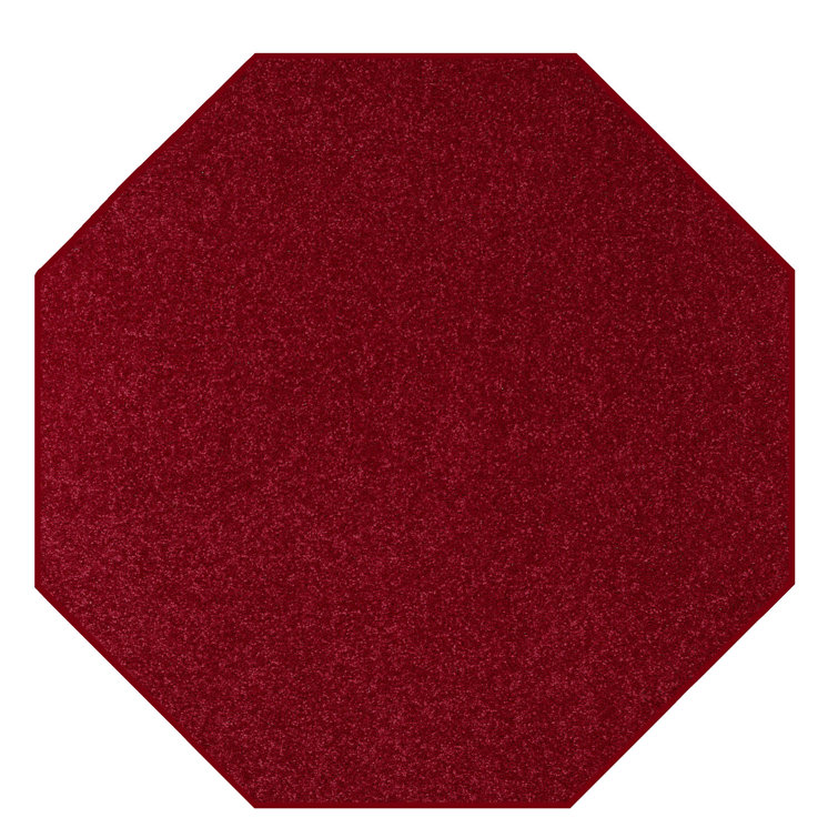 Abdelkarim Octagon Binded Polypropylene Area Rug