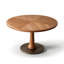 Table ronde en bois massif-133595282