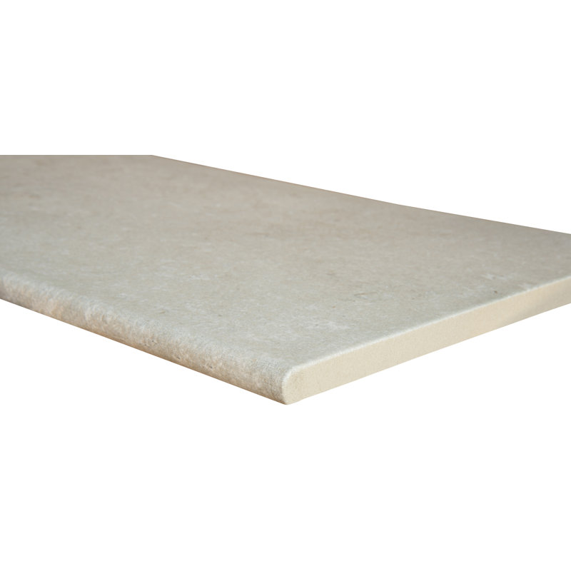 Duravia Flint 13 in. x 24 in. x 0.79 in. Matte Porcelain Pool Coping (4.33 sq. ft./unit, 2 Piece), Shell