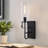 1 - Light Dimmable Armed Sconce-1215250869