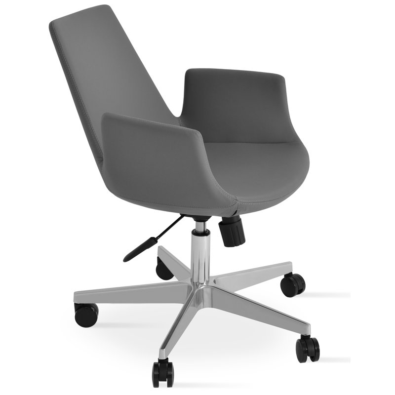 Eiffel Arm Task Chair, PPM, Gray