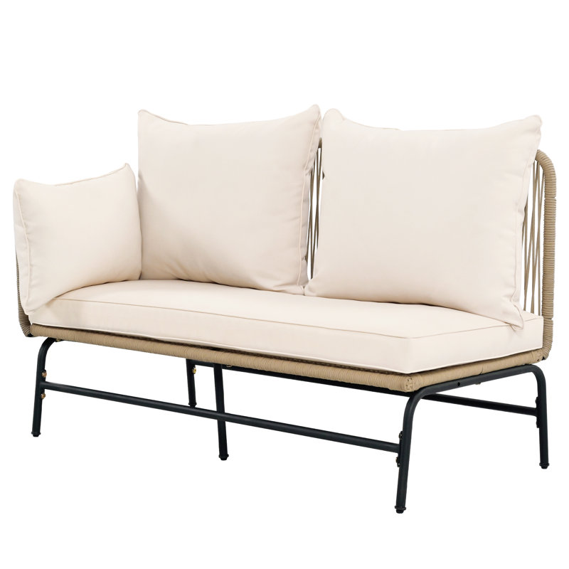Valier 4 - Person Garden Lounge Set with Cushions