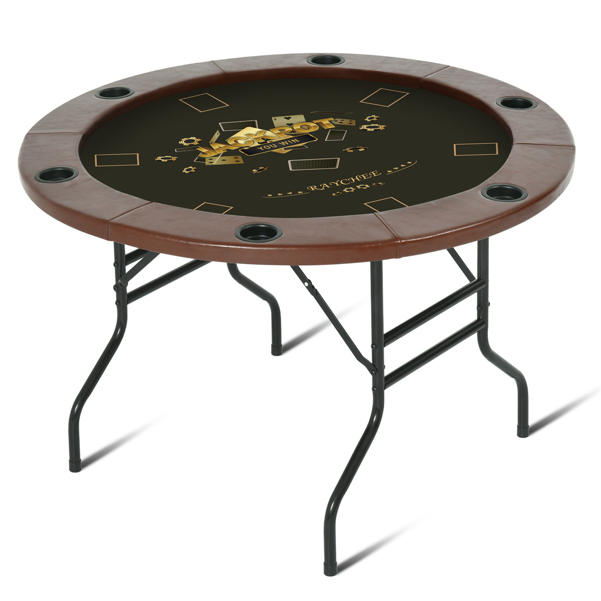 RayChee Table de poker pliable à 10 joueurs Raychee 86 po Texas Holdem - Canada