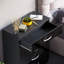 Arkadij 5 - Drawer High Gloss Chest of Drawers, Anti Bowing Bedroom Storage Cabinet-1908824388