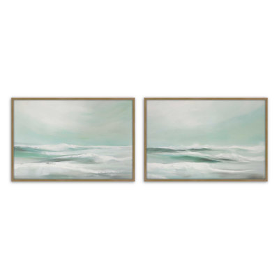 Serene Swells, ensemble de 2 impressions,