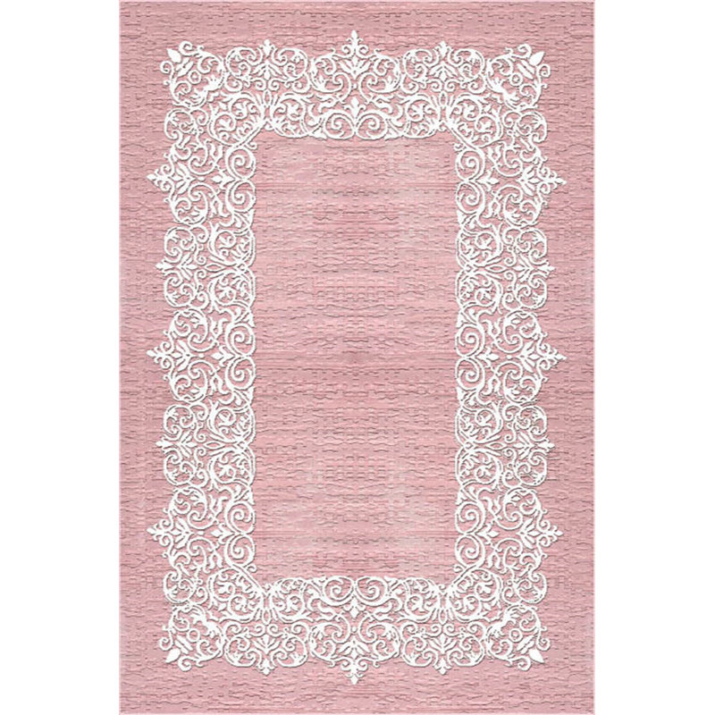 Tapis rose / blanc Kauffman Southwestern, Rectangle 5 pi 11 po x 9 pi 2 po