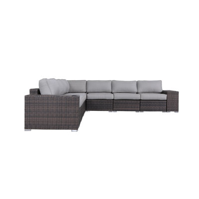Ensemble de conversation modulaire avec coussins 9 pièces Minnesota