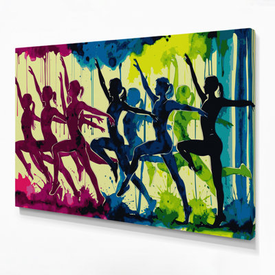 Art mural rouge sur toile