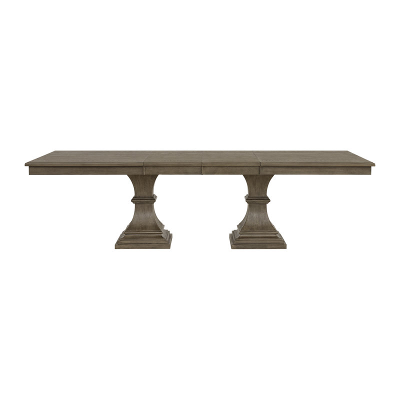 Royale Gray Oak Extendable Rectangular Dining Table