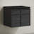 St. Tropez 24" Wall-Mounted Bathroom Vanity In Black With Black 3-Hole Centerset Sink Top-119665173-119665175-119665177