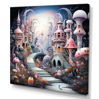 Urban Wonderland City Fantasy - Art mural de fantaisie urbaine