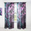 Panneau de rideau simple semi-diaphane avec passe-tringle Abstract-70404938