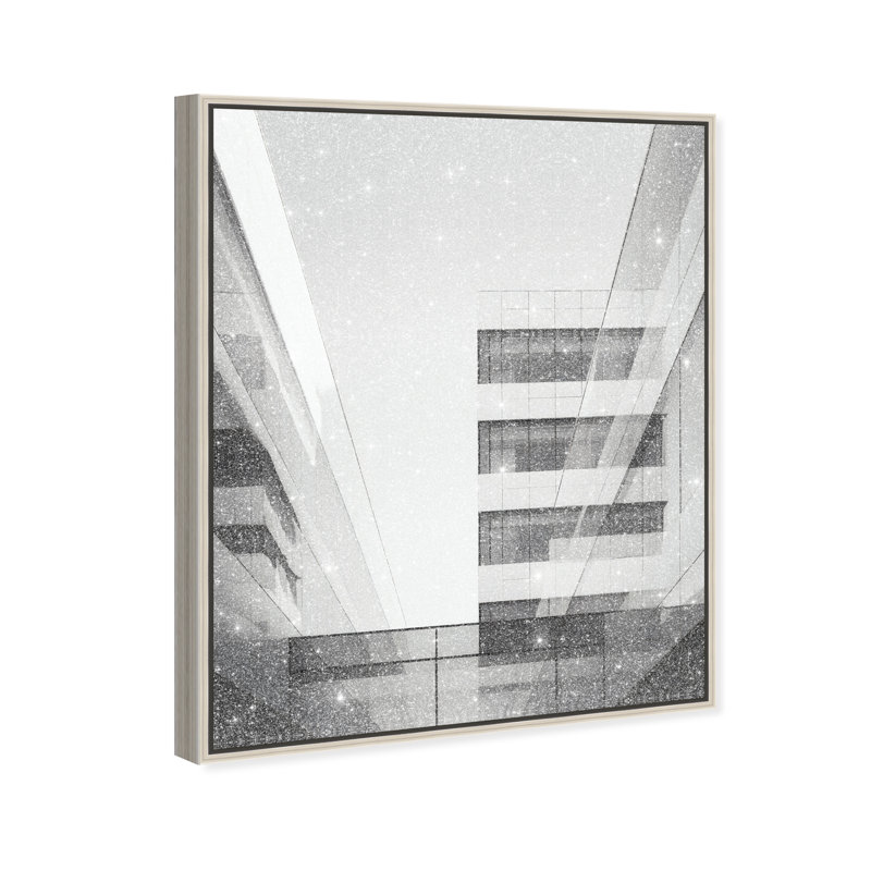 Glass Labyrinth I Print by Oliver Gal, 21"H x 25"W, Silver Floater Frame