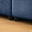 2 avec tissu chenille bleu et rangement, assurant une expérience d'assise relaxante ergonomique pour la détente-1959651199