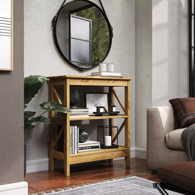 Loughlam 31.50'' W Solid Wood Shelving Unit