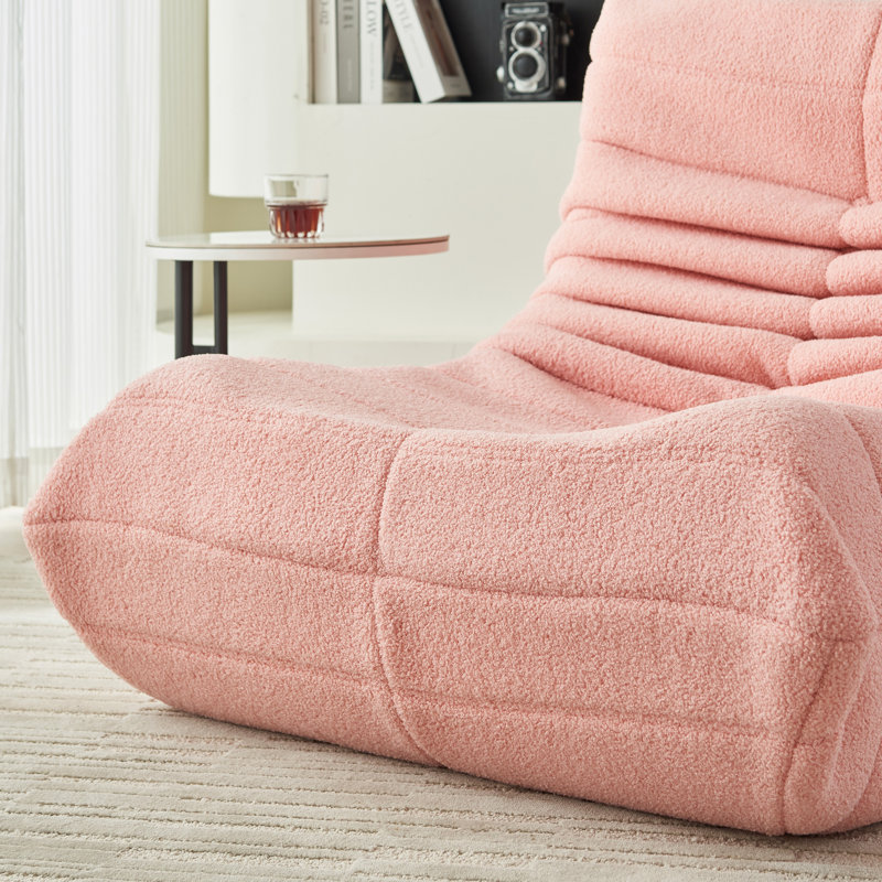 Upholstered Accent Chair, Pink
