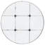 Miroir mural 35,6 po X