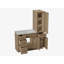 Disar 51'' Single Bathroom Vanity With Right Linen Tall Cabinet Dovetail Solid Wood Drawer Carrara Quartz Top-117787980