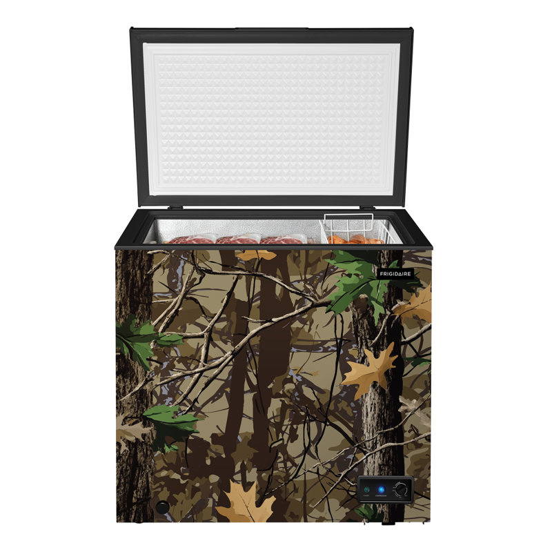 Frigidaire 7.0 Cu. Ft. Convertible Chest Freezer, Garage Ready Freezer Fridge in Hunting Camo Print