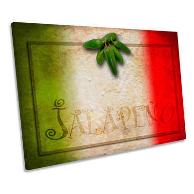 Italian Jalapeno Kitchen - Wrapped Canvas Print
