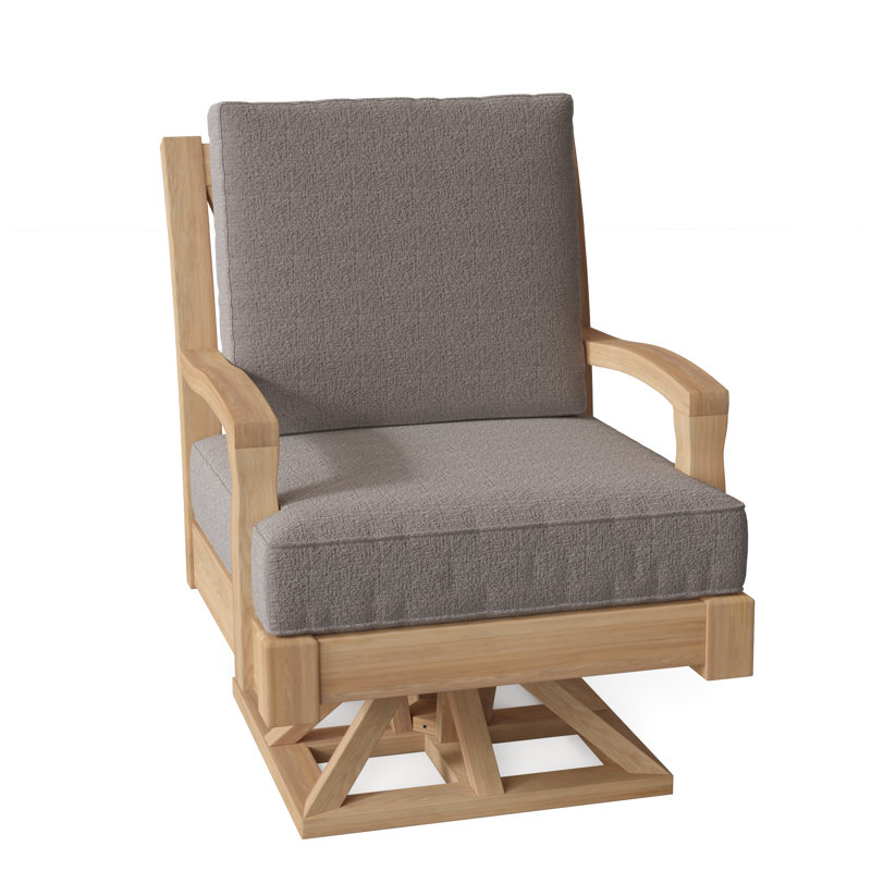 Somerset Teak Outdoor Rocker Chair, Ash