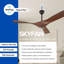 Ventilateur de plafond 3 pales SkyFan Perseus