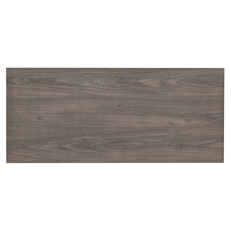 33" Three Tier Standard Bookcase, Brown