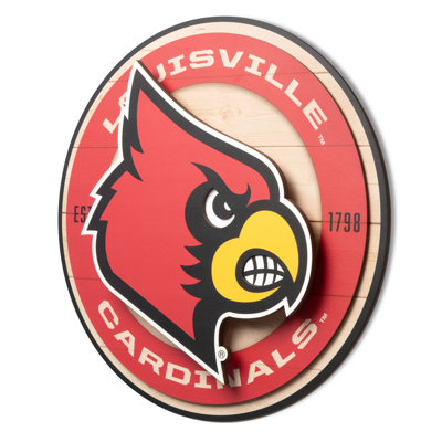 NCAA Louisville Cardinals 3DX Circle Wall Art