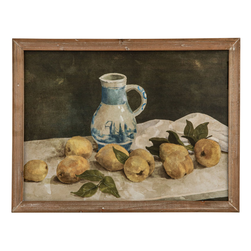 Citrus Charm Framed Wall Art