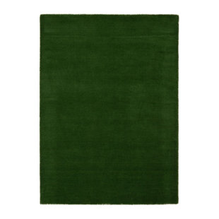 Solid Colour Wool Hand Woven Area Rug