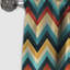 Tribal Fusion Motif à chevrons - Rideau à chevrons - Rideau occultant à chevrons - 1 panneau-107554892