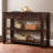 42" Console Sofa With 2 Drawers and 2 Shelves, Farmhouse Entryway Table, Modern Sofa Table with Solid Wood Frame for Home Office Hallway-1164597158