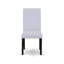 Chaises de salle à manger Barry Parsons - Ensemble de 2 chaises rembourrées en lin gris, noir-471346991-471346988