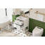 Meuble-lavabo de 24 po avec lavabo en céramique, armoire de salle de bain avec deux tiroirs à fermeture en douceur et une tablette ouverte-931485404