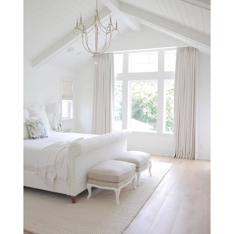 Crystal Lights 8 - Light Chandelier, Silver Leaf