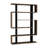 Modern Bookshelf in Sonoma Oak & Anthracite, 110 x 160 x 25 cm, 100% Melamine Coated Particle Board, Thickness: 0 cm, Numerous Shelves, Wall-Mountable, 25 kg Capacity per Shelf